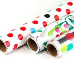 shiny wrapping paper